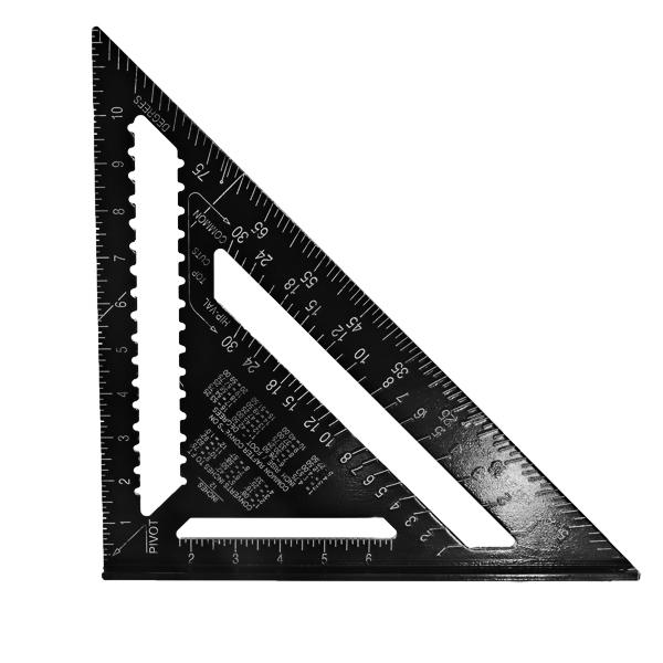 12inch Aluminum Alloy Speed Square Rafter Triangle Angle Square Layout Guide