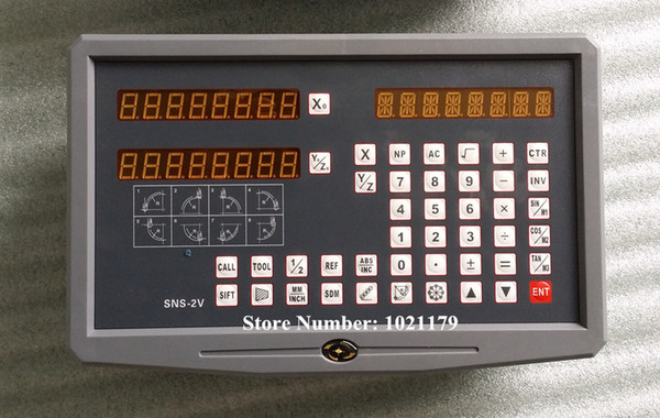 Freeshipping 2 Axis digital readout dro for milling lathe machine with procision linear scale (complete set DRO kit)