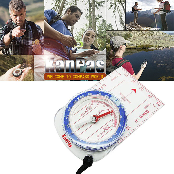 KanPas MA-47-4S Baseplate Compass for Outdoor Orienteering Hiking Mapping