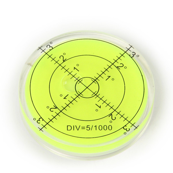 1pc 60*12mm Circular Bubble Level Round Spirit Bubble Degree Mark Surface Level Measuring Instruments Tools Universal Protractor