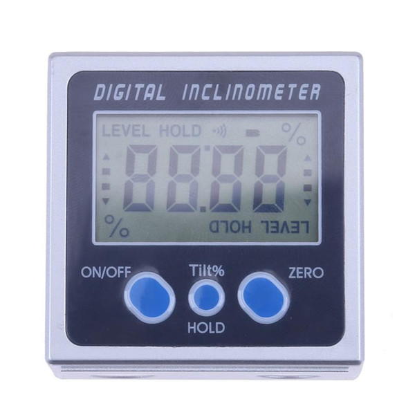 Digital Inclinometer Protractor Angle Level Box With Three Magnets Base PRO 360 electronic protractor