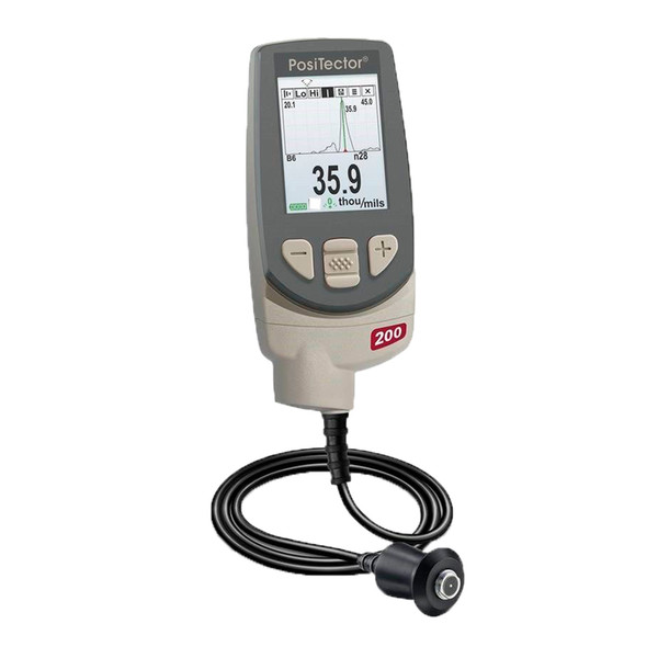 Positector200 Ultrasonic Thickness Gauge Positector 200 non-destructively measures a wide variety of applications