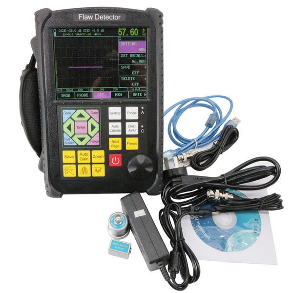 GR650 Digital Ultrasonic Flaw Detector Big memory :of 1000 A graph Material Velocity(m/s) :1000 ~ 15000 Flaw Detector