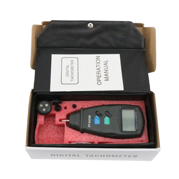 DT6235B Contact Tachometer /Surface Speed meter /Line length Meter DIGITAL PHOTO TACHOMETER DT6235B