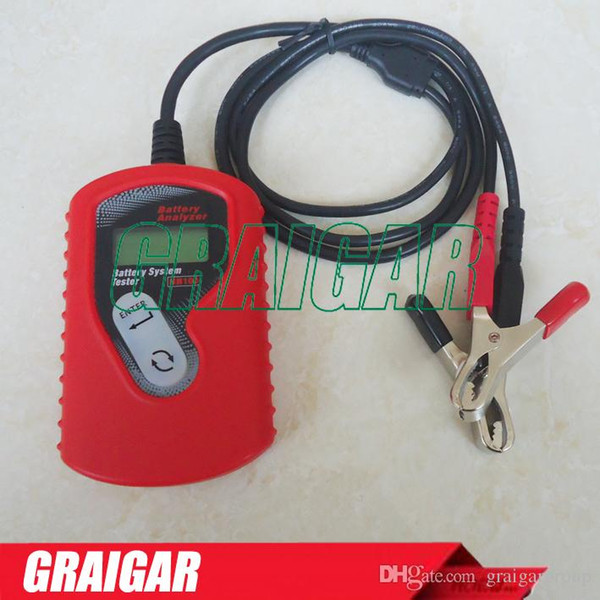 BA100 Vehicle 12v Digital Battery Tester for all Cars Data Analyzer with Multi-language