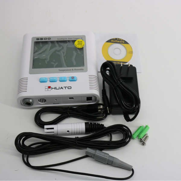 S500-EX LCD Display Temperature Humidity Datalogger Selectable C or F