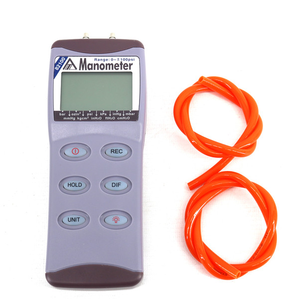 Pressure Gauge AZ82100 Air Pressure Meter Digital Manometer Vacuum Manometer with high Accuracy