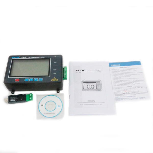 Resistance Online Detection Instrument ETCR2900 Display Mode 4 Digital Super Large LCD