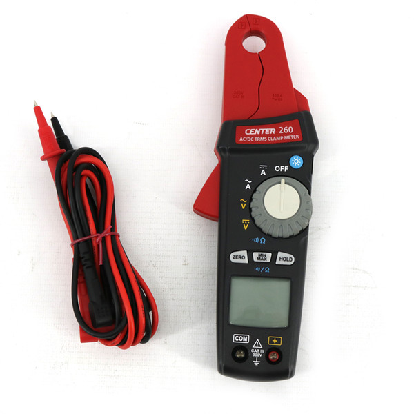 CENTER-260 Digital AC/DC Clamp Meter 1 mA Current Resolution