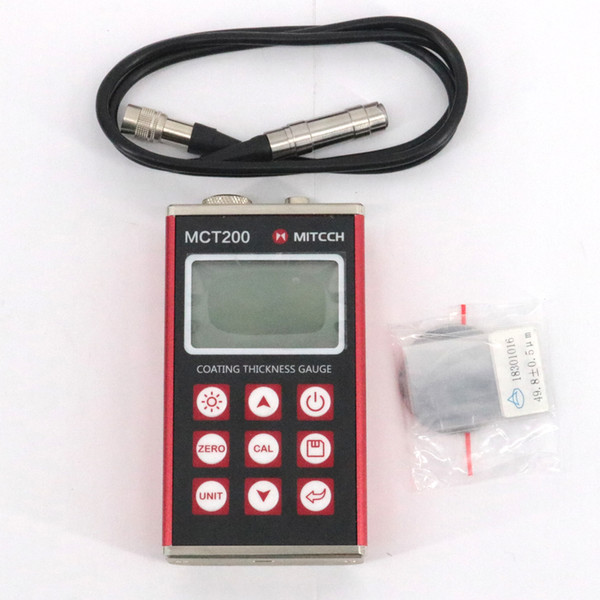 MITECH MCT200 Thickness Gauge Measuring principle: Applied to Measuring Thickness of Non-magnetic Coating on Magnetic Metal Subs