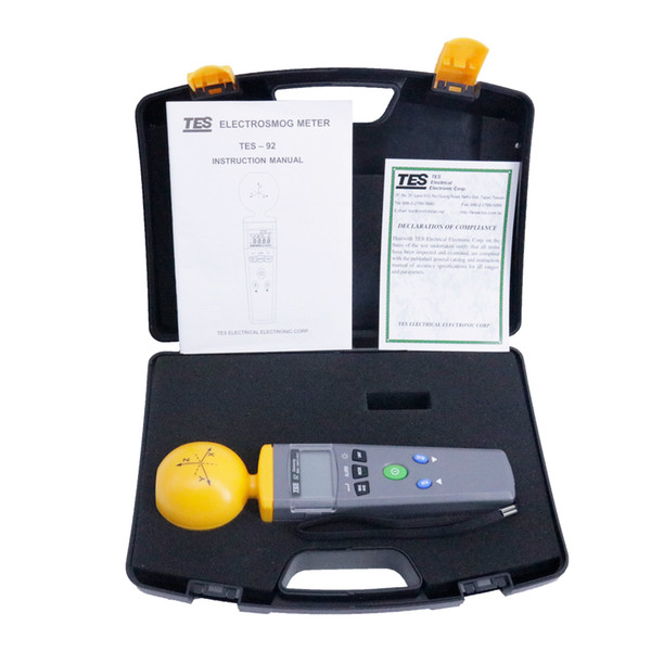 TES-92 Triaxial Data Logger Electromagnetic Meter EMF Meter 50 MHz to 3.5 GHz Frequency Range