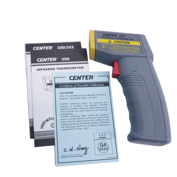 CENTER-350 Not Contact Infrared Thermometer Laser Targeting Resolution :0.5degC ; 0.5degF