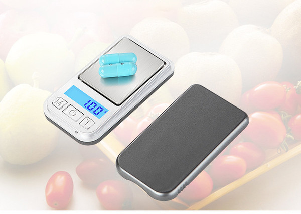 2019 New Mini Precision Digital Scales For Silver Coin Gold Diamond Jewelry Weight Balance Flip Cover Design 0.01g Weighting Tools