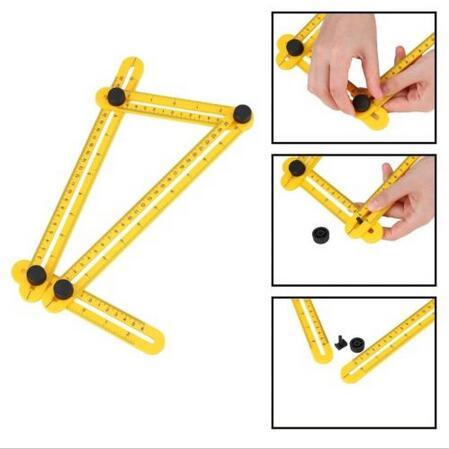 Multi-Angle Ruler Angle-izer Template Tool Angleizer Angle Template Tool Multi-Angle Ruler Flooring Template Tool CCA6182 300pcs