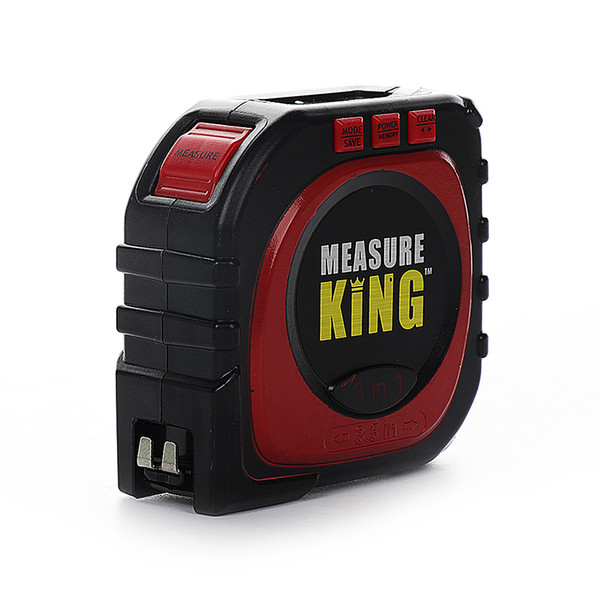 3-in-1 Measure King Digital Tape With Roll Cord Mode Laser Measure Tape High Impact Professional Measuring Tool