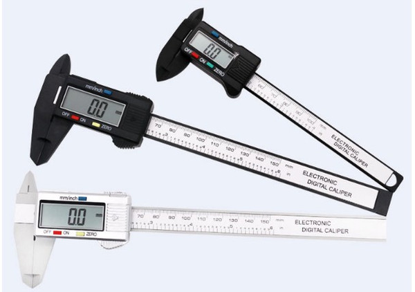 Digital Caliper 150mm 6 inch LCD Digital Electronic Carbon Fiber Vernier Caliper Gauge Micrometer Measuring Tool For Mechanical Parts