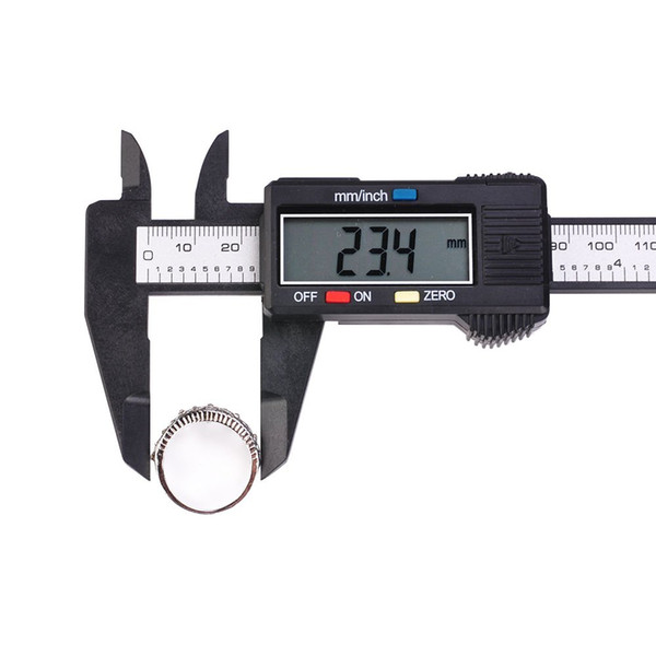 Measuring Tool 0-150mm 6 Inch Plastic LCD Digital Electronic Carbon Fiber Vernier Caliper Rule Gauge Micrometer