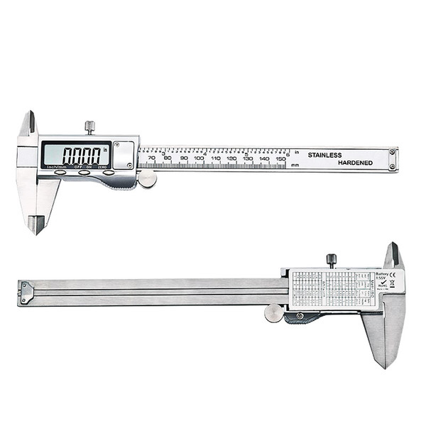 Metal 6-Inch 150mm Stainless Steel Electronic Digital Vernier Caliper Micrometer Measuring