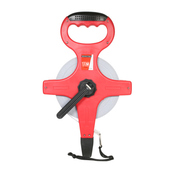 30m/50m/80m Professional Open Reel Long Tape Measure Retractable Tapeline Measuring Tool