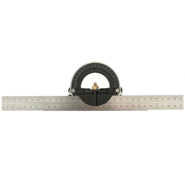 1pc Stainless Steel Combination Ruler 12 Inch Tri- Square Machinist Measuring Angle Ruler for Measurment Tool