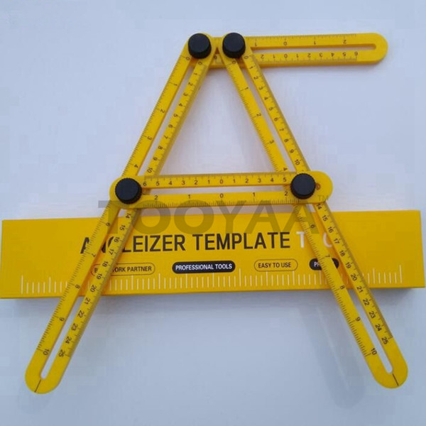 Four-Sided Angle-izer Multi-Angle Rulers Foldable Measuring Instrument Template Tools All Angel Forms For Handymen Builders Craftsmen