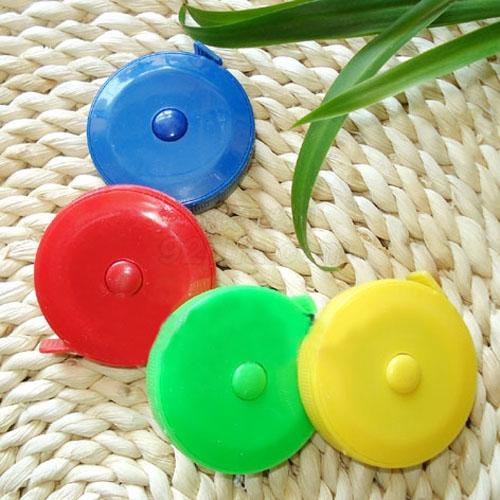 Hot good workmanship Plastic tape measure Home tool clothing size Soft feet Automatic retractable mix color