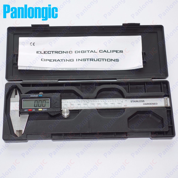 150mm/6in Metal LCD Electronic Digital Gauge Stainless Vernier Caliper 150mm 6 inch Micrometer