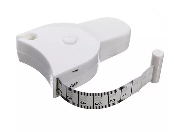 Personal 1.5m Fitness Accurate Body Fat Caliper Measuring Body Tape Ruler Measure Tape Measure White Body Fat Caliper 1000pcs