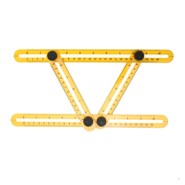 Accurate Measurement Tool Measuring Four-Sided Ruler Multifunctional Angle-izer Template Tool Plastic For Handmen