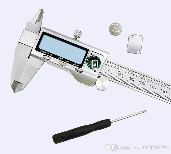 2018 1pc New High Quality Stainless Steel Digital Vernier Caliper 6-Inch 150mm Widescreen Electronic Micrometer Accurately Measuring Tools