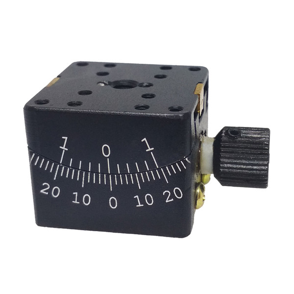 PT-SD304 Precise Manual Goniometer Stage, Dovetail Platform, Optical Sliding Table, Rotation Range: +/-30 degree