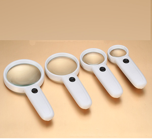 LED Light Lens multiple 5X 15X 40X Handheld Mini Pocket Microscope Reading Magnifying Glass Lens Jewelry Loupe Top Quality