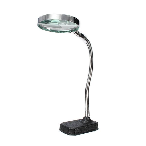 New Arrival 2.5X100mm Magnifying Glass Stand Bench Desk Table Hands Free Magnifier Loupe Excellent Quality