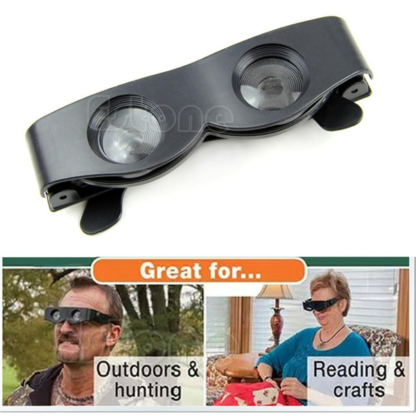 Wholesale-Free Shipping Magnifier Binoculars Portable Glasses Style Telescope For Fishing Hiking Concert