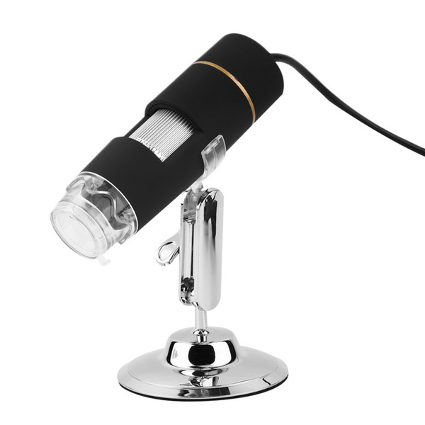 Wholesale-2016 Practical New 2MP USB 3.0 8 LED Digital Microscope Endoscope Magnifier 50-500X Camera