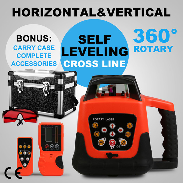 New Automatic Electronic Self-Leveling Rotary Rotating Red Laser Level 500M
