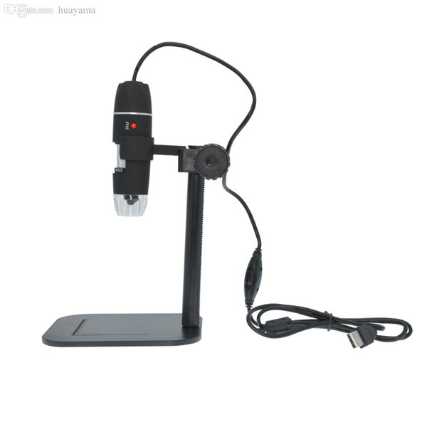 S02 New 50X to 500X USB LED Digital Electronic Microscope Magnifier Camera Black HD microscope wholesale