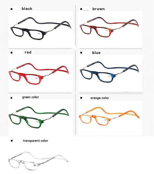 Fashion Folding Magnets magnifying reading glasses magnetic Front Connect unisex eyeglasses hang Folding Quality Reader 400Pcs