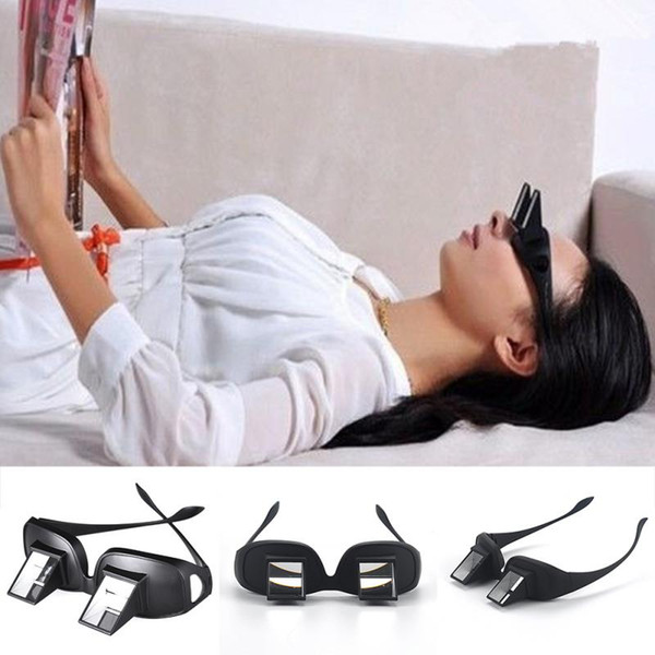 Funny Lazy Periscope Horizontal Reading TV Sit View Prisms Glasses On Bed Lie Down Bed Prism Spectacles The Lazy Glasses