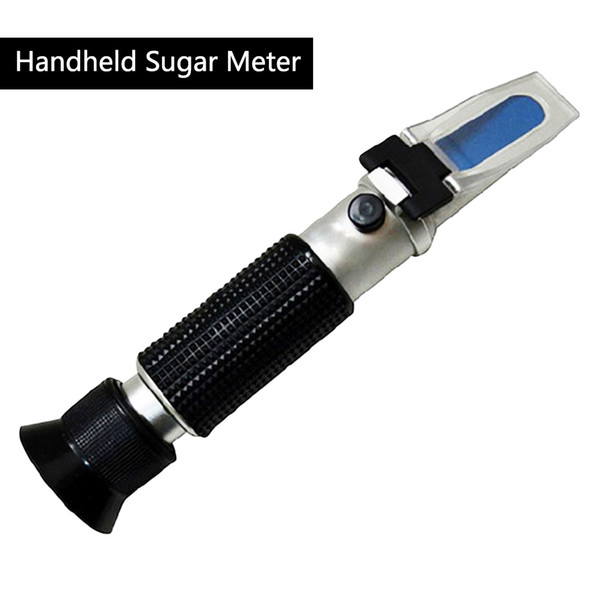 Handheld Alcohol Refractometer Sugar Wine Concentration Meter Densimeter 0-25% Brix Grapes