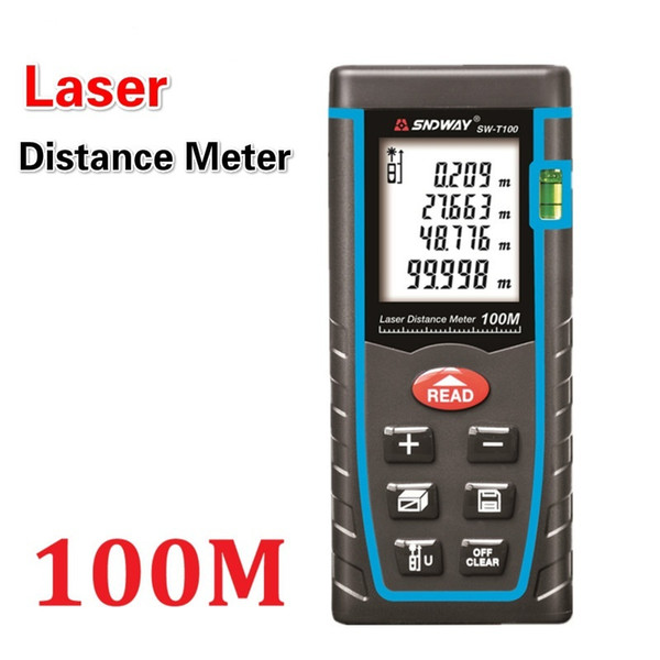 Laser Distance Meter 40M 60M 80M 100M Rangefinder Digital Laser Tape Range Finder Trena Ruler Build Measure Roulette Tool