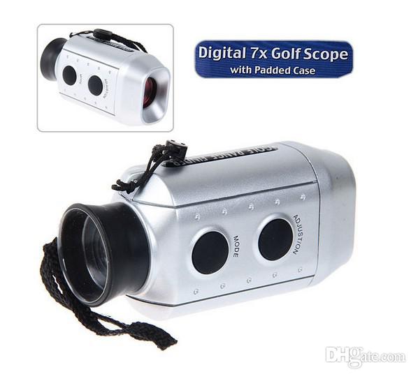 New Portable Digital 7X Golf Scope Range Finder Distance 1000m With Padded Case