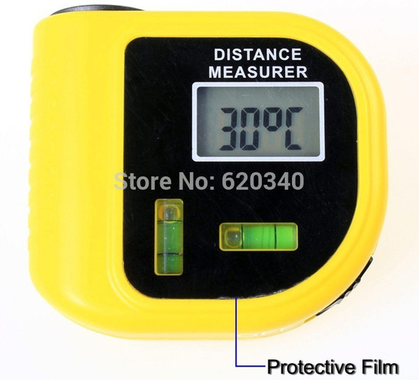 free shipping Level measurement instrument Digital laser designator LCD ultrasonic rangefinder electronic tape measure order<$18no track