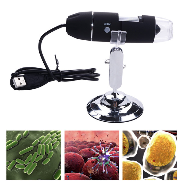 1000X 8 LED USB 2.0 Digital Microscope Endoscope Tools 2MP Electrical Microscope Magnifier Zoom Video Camera Microscopio Magnifier DHL Free