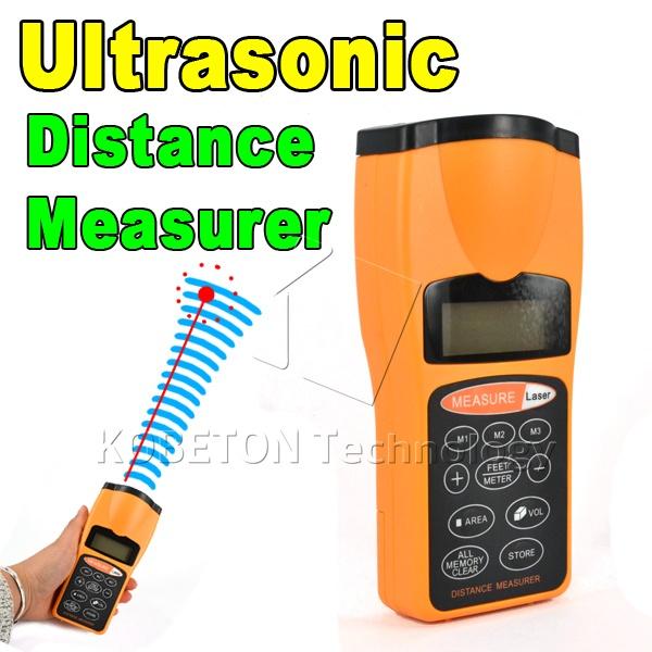 Hot Digital Laser Designator Ranging tester Ultrasonic Distance Measure Area Volum Measure Meter Range finder LCD with Backlight T0010