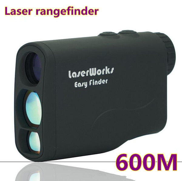 Wholesale-Handheld Laser rangefinder 600m laser range finder hunting golf rangefinders measure laser distance meter speed tester Telescope