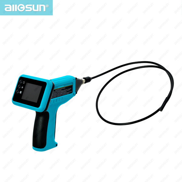 Handheld 7mm Inspection Camera Hi-definition Display Endoscope Borescope LED Lamp 1m Camera Tube All Sun ES049E
