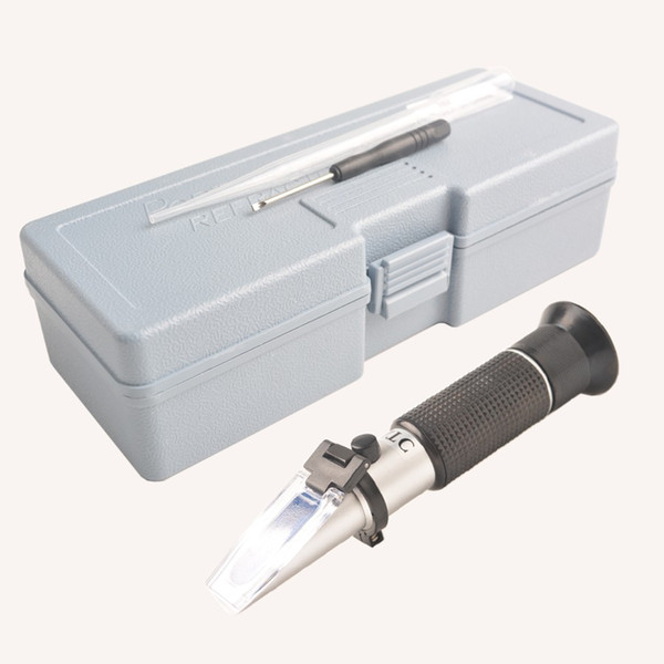 Hand Held Tester Tool Engine Fluid Glycol Antifreeze Freezing Point Car Battery Refractometer ATC -50~0C