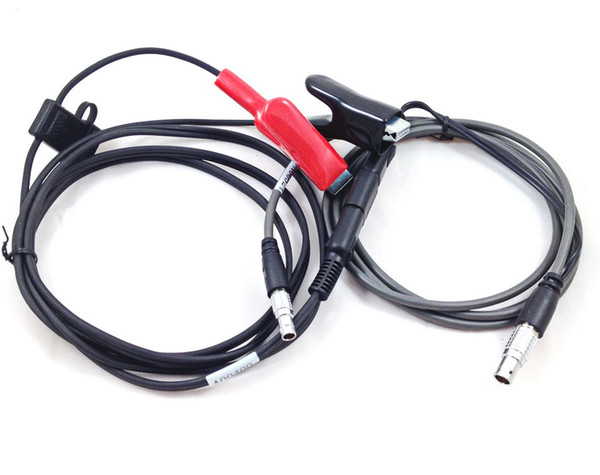 Retail/ Wholesale NEW External Power Cable with alligator clips for Trimble GPS to PDL HPB For 4700/4800/5700 GPS Free shipping