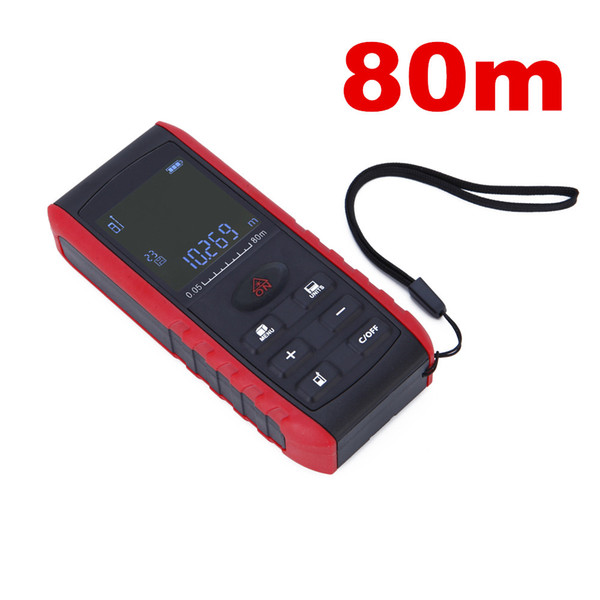10pcs by dhl fedex Digital Handheld Laser Distance Meter 80M measuring instrument distance meter for area volume indoor